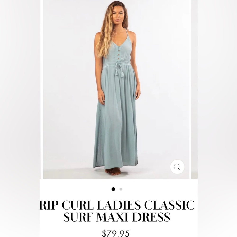 🆕 RIP CURL LADIES CLASSIC
SURF MAXI DRESS. Size XL. NWT